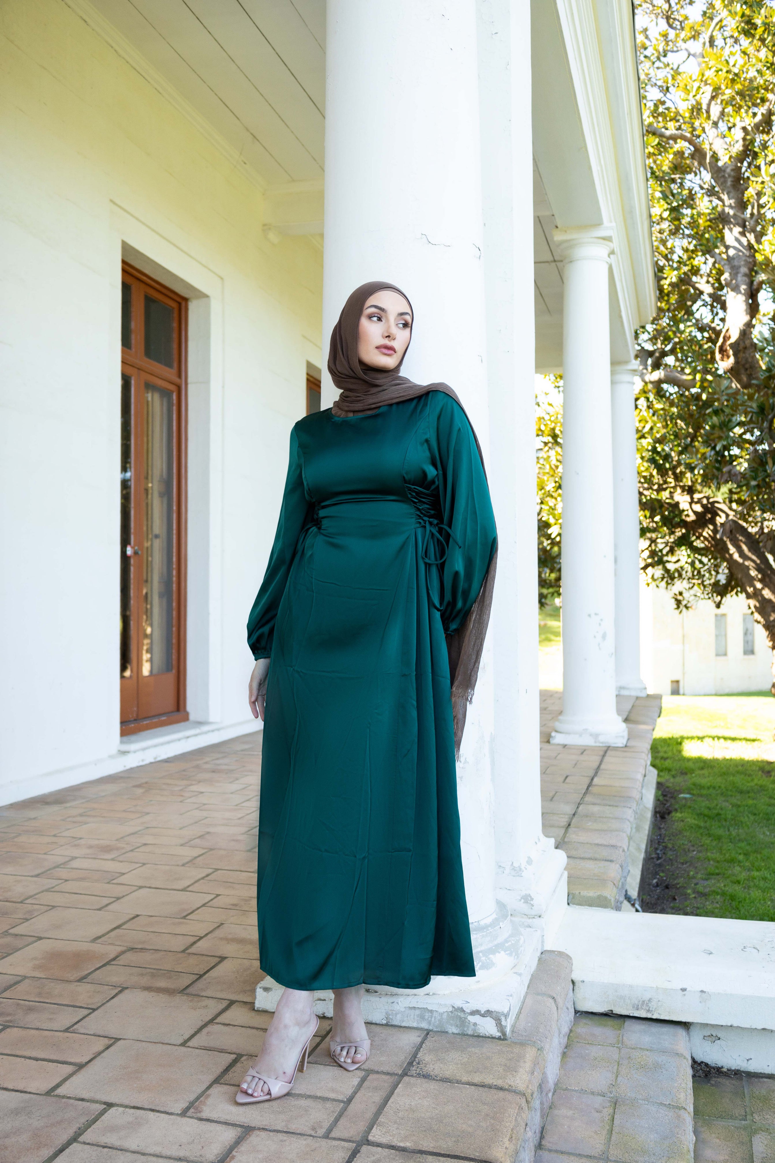 Amal- Emerald Green – Elyanna Couture