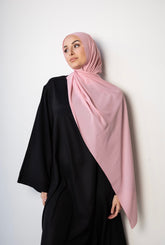 Premium Chiffon Hijab Set - Blush Pink