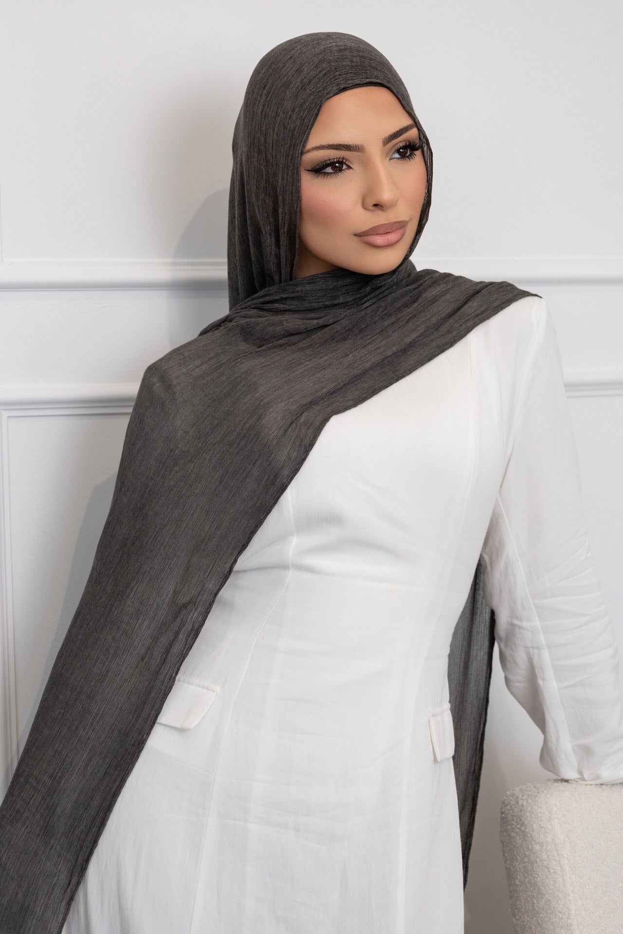 Charcoal Textured Hijab