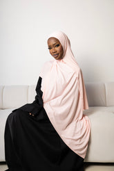 Luxury Jersey Hijab Set - Pale Pink