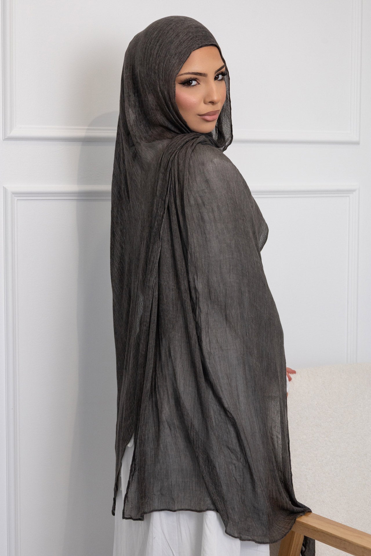 Charcoal Textured Hijab