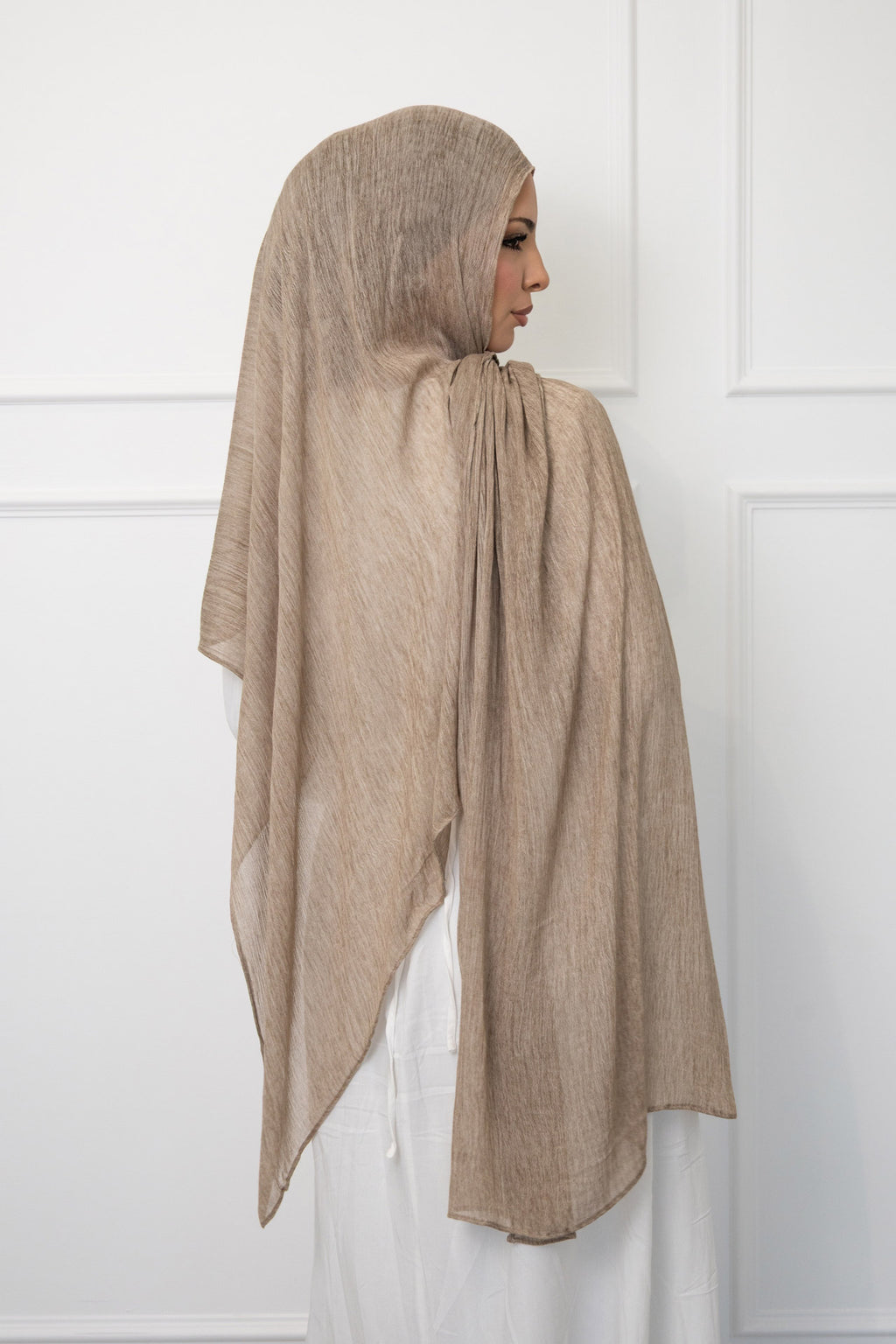 Latte Textured Hijab