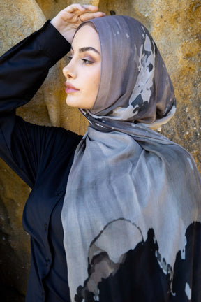 Bronzite- Printed Modal Hijab