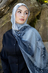 Cinereal- Printed Modal Hijab