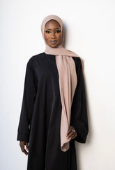 Premium Chiffon Hijab Set - Warm Taupe