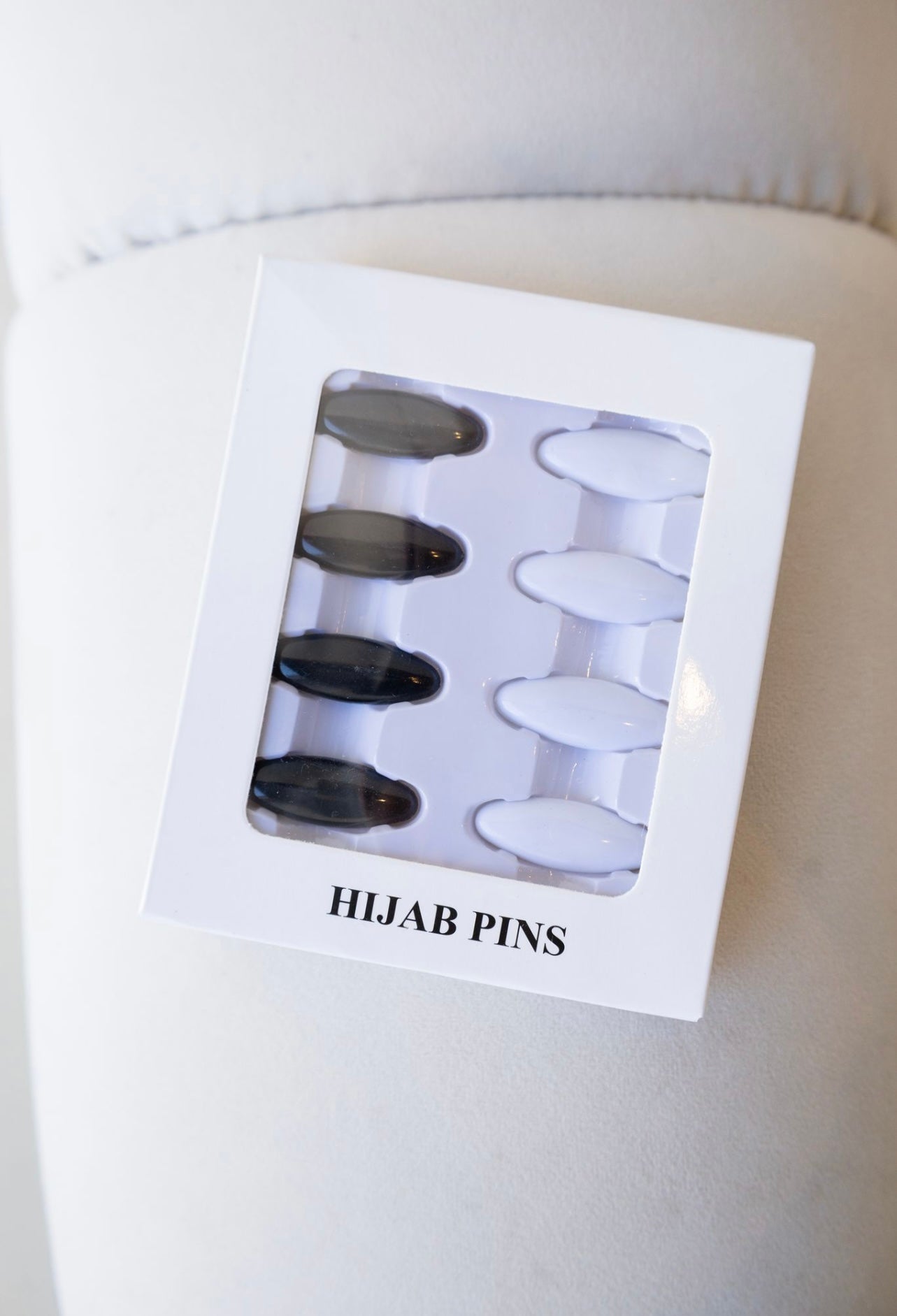 Black and White Hijab Pins